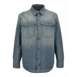 [BALMAIN] 남성 셔츠 CH1HC088DD276FF 라이트 Blue /8