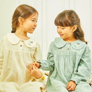 [오가닉맘]  MIFSSW13 플리아민여아긴소아동원피스잠옷