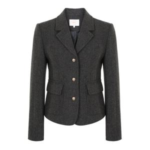 [에이비에프지]잔체크 패턴 데일리 울 숏 재킷 APY4QJ15J