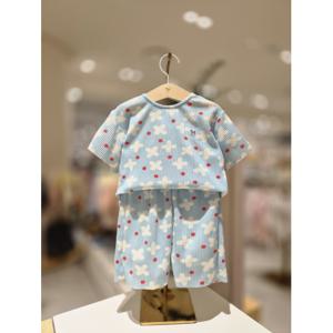 블루독베이비 10 25SS여름신상( BL)도형플리츠상하세트 (4537067222)