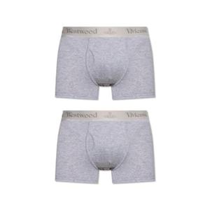 Vivienne Westwood 로고 허리띠 복서 팬츠 2팩 8106001EJ002Y P401 TP934964988