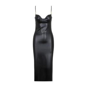 Versace 스윗하트 넥 슬리브리스 지퍼 드레스 10054911A02569 1B000BLACK TP944415407