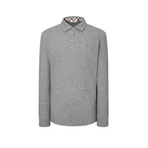 닥스 골프 남성 24FW DD로고 멜란지 긴팔폴로티셔츠 (GRAY) WGTS4D902G3