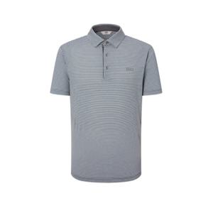 닥스 골프 남성 24FW 스트라이프 레터 로고 폴로 티셔츠 (BLUE) WGTS4C501B1