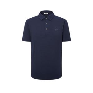 닥스 골프 남성 24FW 스트라이프 레터 로고 폴로 티셔츠 (NAVY) WGTS4C501N3