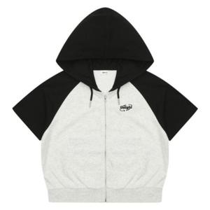 에스핏 HC15 배색 크롭 후즈점퍼 SJZ304-FKJP01