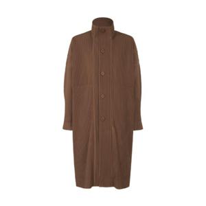 옴므 플리세 이세이 미야케 코트 HP48JA12145 SEPIA BROWN DOM