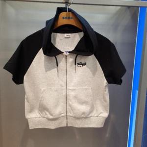 에스핏 HC22 배색 크롭후드점퍼 sjz304fkjp02