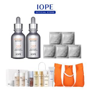[13%적립+5%더블쿠폰] 아이오페 비타민C 엑스퍼트 25% 항산화 토닝앰플 23ml 2개 (오렌지 숄더백 증정)