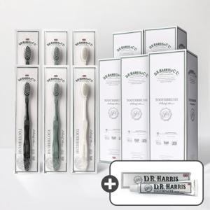 디알해리스 클래식 초극세모 칫솔 5세트(30개입)+디알해리스 치약 60g 1개