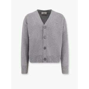 AMI PARIS Wool and cashmere cardigan HKC371