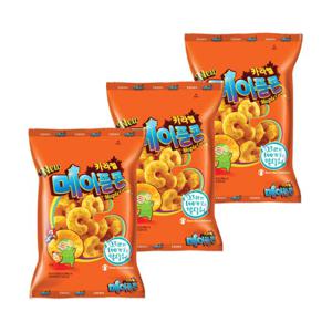 크라운제과 카라멜 메이플콘 154g x 3개