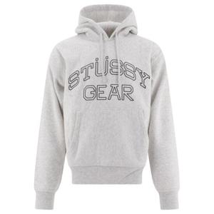 스투시 남성 그레이 St ssy Gear 후드 19250350062 ASH HEATHER