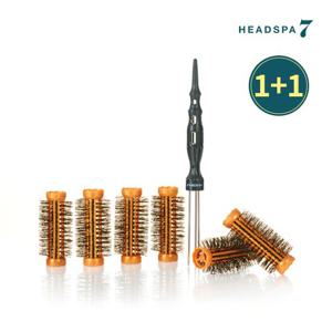 헤드스파7 [1+ 1] 볼륨 스타일링 그루프세트(롤6+핸들+부직포파우치)