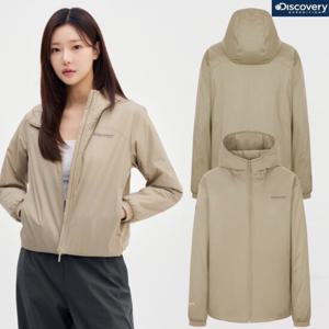 [디스커버리] 여성 25년 봄 후드집업 프리마로프트 패딩자켓 DWPD34051 BGS