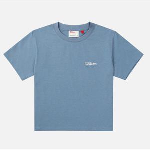 윌슨 퓨어드라이 스몰로고 티셔츠 여성 W B1 W253002NTS78 LBL WHT