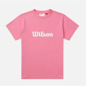 윌슨 퓨어드라이 티셔츠 여성 W B1 W253002NTS81 PNK WHT