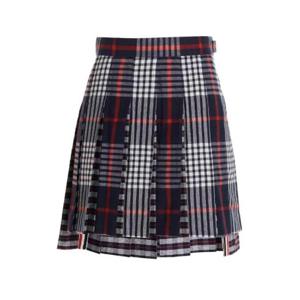 Thom Browne 체크 플리츠 비대칭 스커트 FGC724AF0172 960 TP943273912