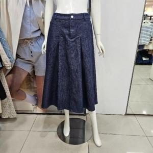 Ab.f.z DP01 하프밴드핀턱주름데님스커트 AFz2hs34