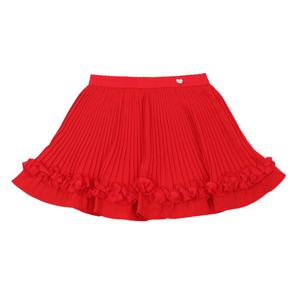 [프랜치캣] 레드 주름 쉬폰 스커트 Q53DAS030