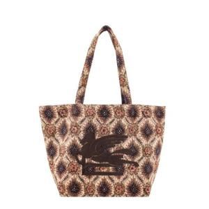 Etro 올오버 플로럴 프린트 미디엄 토트백 1P0487111 0800 TP945291330