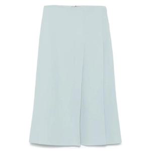 25 SS 에르마노설비노 플리츠 디테일 미디 스커트 D472O302ILM TP439974175