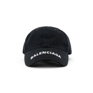 발렌시아가 로고 바이저 클래식 야구 캡 모자 531588410B21077
