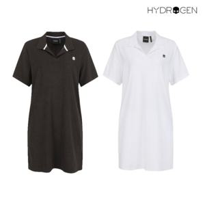 [하이드로겐] 여성 테리 반팔 원피스 H21D2OP603