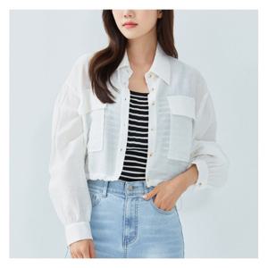 [로엠]아웃포켓 스트링 아우터 (RMJPC25RT3-T)