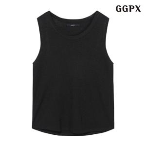 GGPX 라운드 민소매 크롭니트 (GPAKT011D)