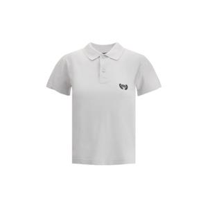 발렌시아가 폴로 티셔츠 833244TSVC7 9012 WHITE