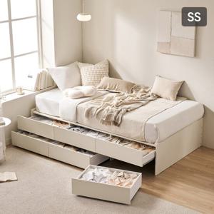 삼익가구 듀오빅 6단 400서랍 빅수납 침대(매트제외-슈퍼싱글)