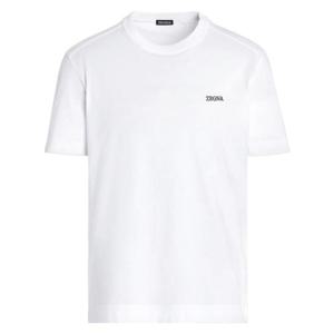 에르메네질도제냐 반팔 티셔츠 RE7360A5 B760 N00 WHITE