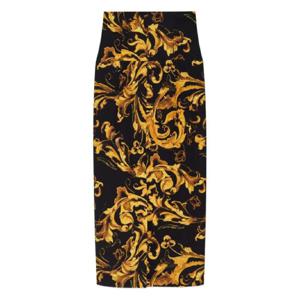 25 SS 베르사체진스꾸뛰르 Barocco print midi skirt 79HAE804NS565 TP440088349