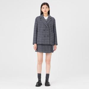 [라인어디션]메르 체크 A라인 미니 스커트(NWSKMK43)