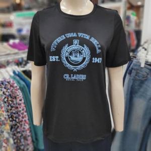 [크로커다일레이디] DP01 원포인트라운드티 CLEMTS901
