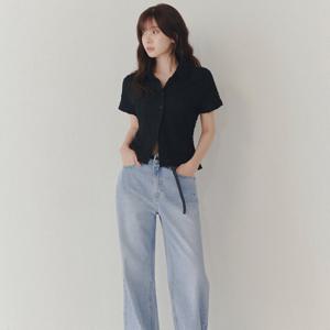 [트위]빌렛 플라워 레이스 카라 블라우스 TNFCFBL003