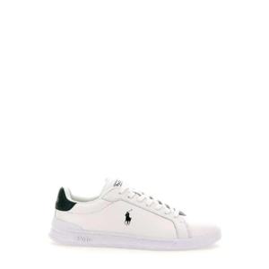 Polo Ralph Lauren 로고 자수 레이스업 스니커즈 809829824 004WHITECOLLEGEGREENPP TP943305991