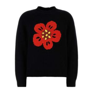 겐조 블랙 코튼 블렌드 스웨터 FF62PU7193LA 99J