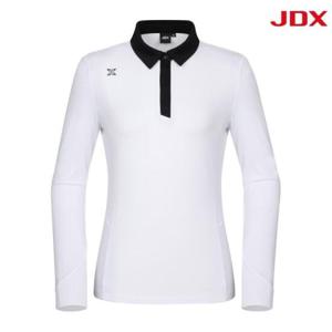 JDX 세이브존07 여성 솔리드 긴팔 티셔츠 X1TLV7402WH