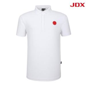 JDX 세이브존07 남성 와펜 반팔 티셔츠 X1TSV3502WH