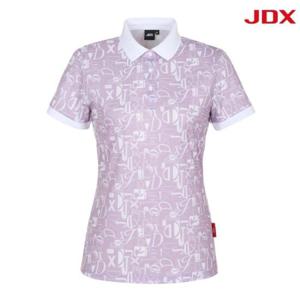 JDX 세이브존07 여성 패턴 카라 티셔츠 X2TSV7541LV