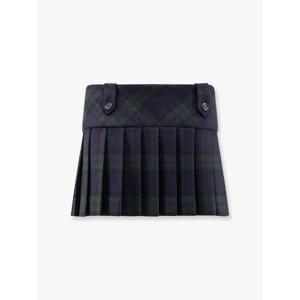 MIU MIU Check virgin wool mini skirt MG2534SOOO