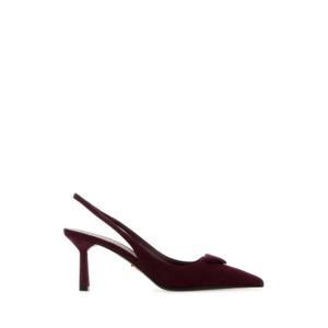 프라다 힐 펌프스 1I901MFDD75008 F0007 Burgundy