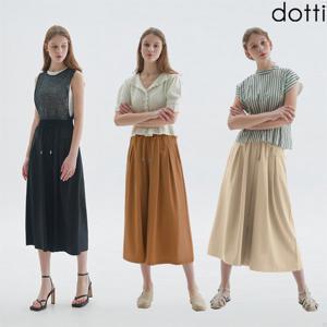 도티 25SS 큐롯와이드 8부 썸머팬츠 여성 3종
