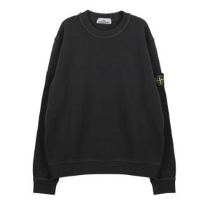 라프리마 스톤아일랜드 디아고날 올드 이펙트 오가닉 코튼 남성 크루넥 스웻셔츠 811561241-V0162