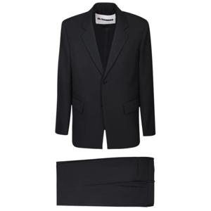 질샌더 수트 세트 J22FT0101 J40002 001 BLACK