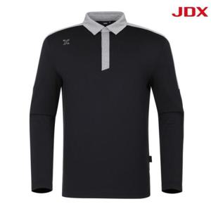JDX 세이브존07 남성 배색 긴팔 티셔츠 X1TLV3402BK