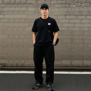 [뉴발란스 주니어]NB 뉴발란스 라벨 반팔티 블랙 MT53928-BK