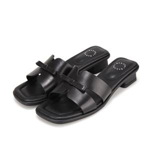 [바바라][BEST상품] 바바라 양가죽 리본 여성플랫샌들 2cm_BBH36